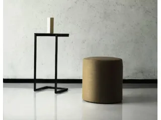 Tavolino Tower con top in marmo di Bontempi
