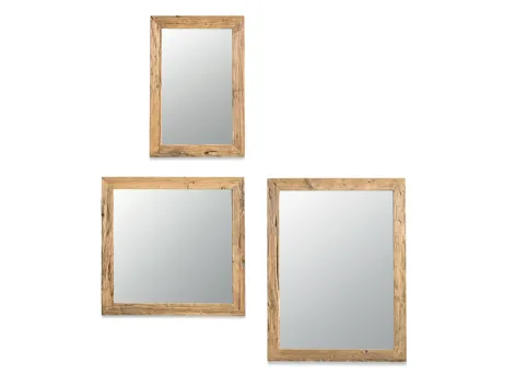 Specchio con cornice in legno Frame di Nature Design