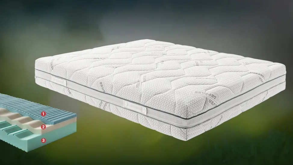 Materasso in memory foam Aries silver di Ideare