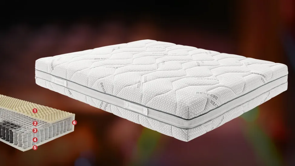 Materasso a molle insacchettate Dalia Silver di Ideare