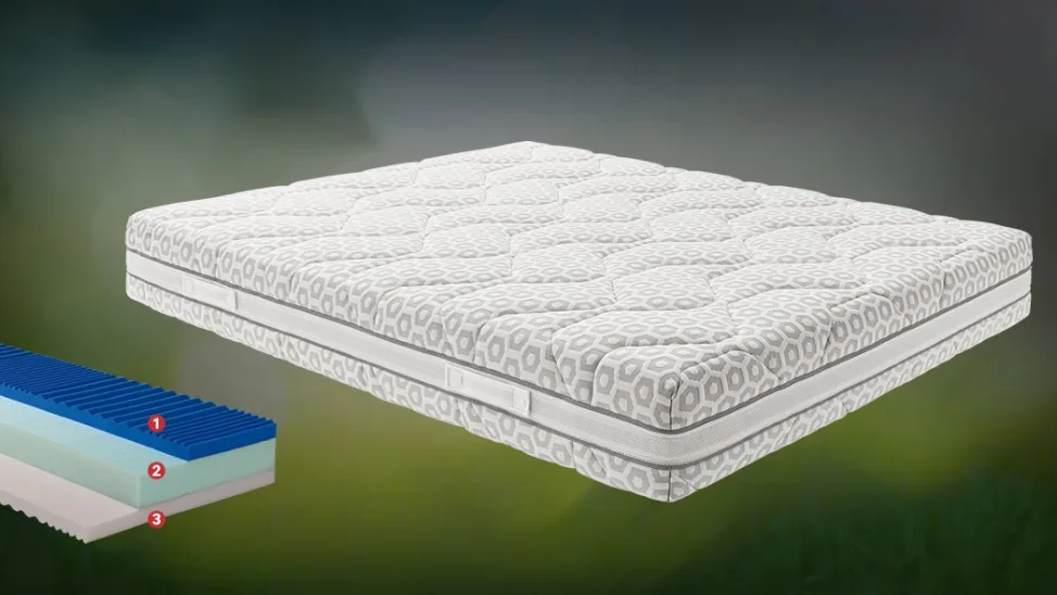 Materasso in memory foam Trio di Ideare