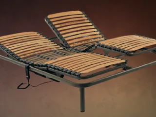 Rete Letto anatomica in metallo Orizzonte di Ideare