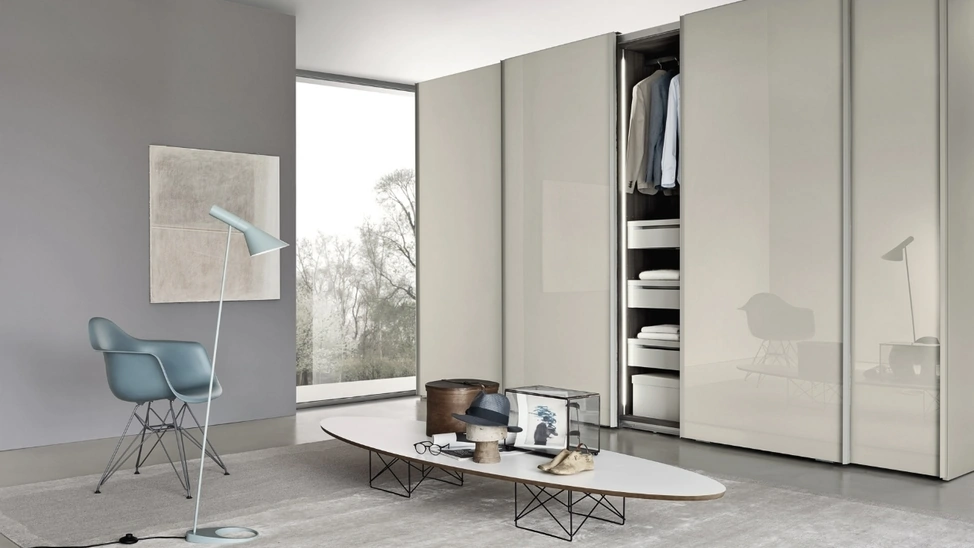 Armadio Ala Vetro Juta di Sangiacomo