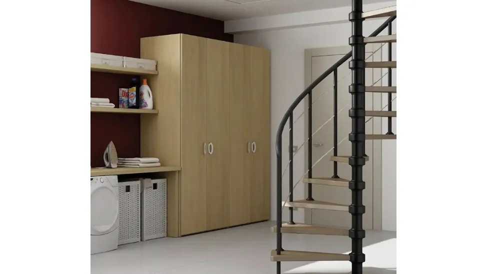 Armadio con ante battenti AM17 di Moretti Compact