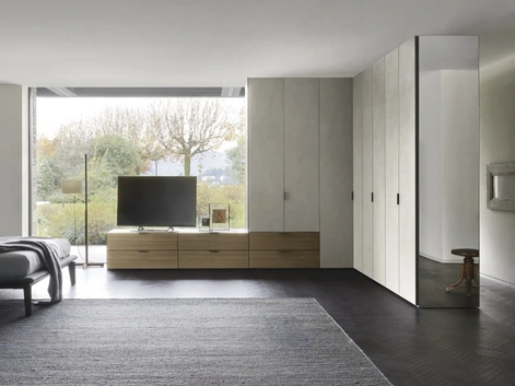 Armadio angolare Collage di Sangiacomo