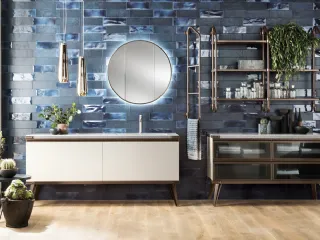 Mobile da Bagno Diesel Open Workshop in laccato opaco di Scavolini Bathrooms