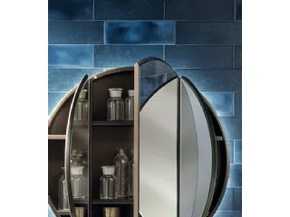 Accessorio da Bagno Diesel Specchiera Tonda Contenitiva Lunar Stock di Scavolini Bathrooms