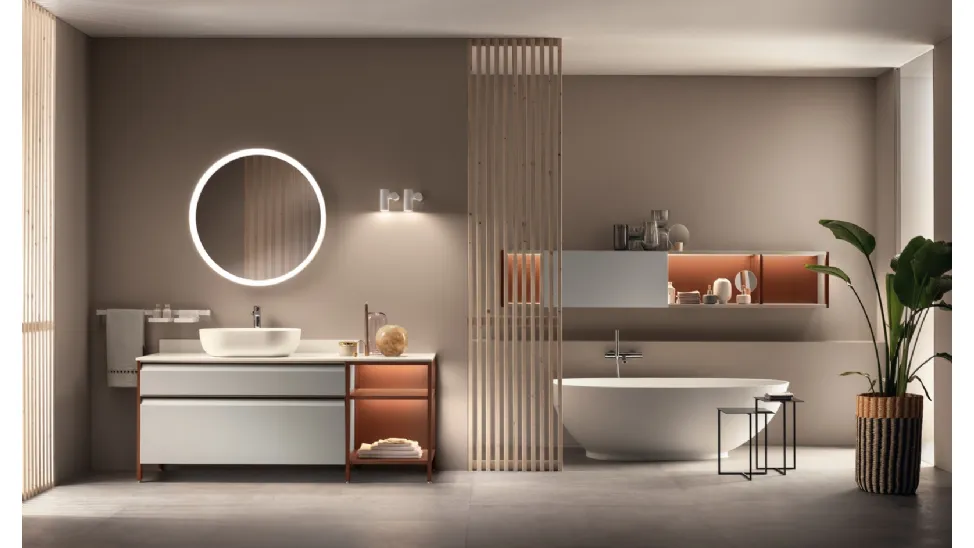 Mobile da Bagno Formalia in PET Pioggia di Scavolini Bathrooms