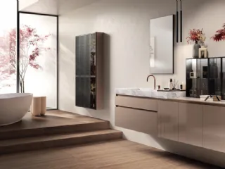 Mobile da Bagno Lido in Vetro Pas Dosé di Scavolini Bathrooms