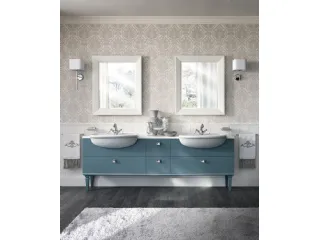 Mobile da Bagno Magnifica Laccato Opaco Verde Ottanio di Scavolini Bathrooms
