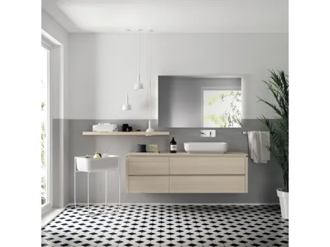 Mobile da Bagno Qi Decorativo Olmo Kuuki 03 di Scavolini Bathrooms