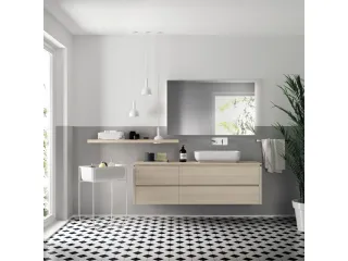 Mobile da Bagno Qi in Decorativo Olmo Kuuki 03 di Scavolini Bathrooms