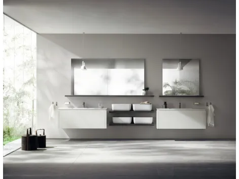 Mobile da Bagno Qi Laccato Opaco Bianco di Scavolini Bathrooms