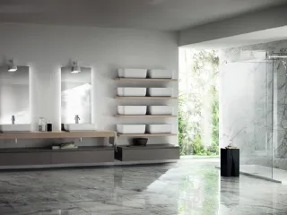 Mobile da Bagno Qi Lavabo Cristalplant di Scavolini Bathrooms