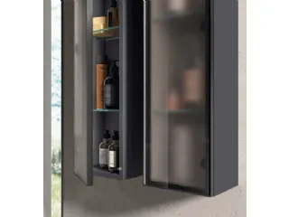 Accessori da Bagno Rivo Pensile Alluminio e Vetro fumé di Scavolini Bathrooms