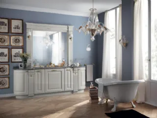 Mobile da Bagno Baltimora Laccato Opaco Grigio Airone di Scavolini Bathrooms