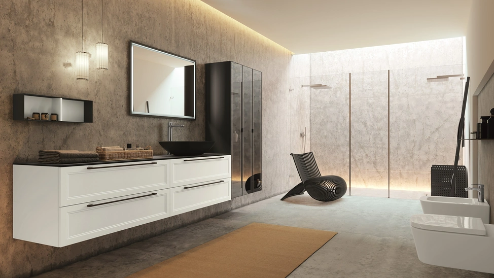 Mobile da Bagno sospeso Seta 07 di Archeda