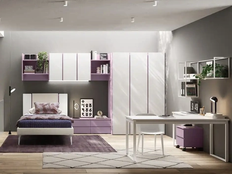 Cameretta a ponte Y121 di Moretti Compact Camerette