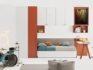 Cameretta a ponte YGAB di Moretti Compact Camerette