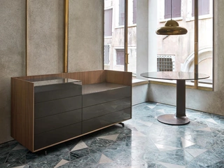 Comò Cabaret Glass di Sangiacomo