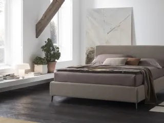 Letto in tessuto con box contenitore Benny di V&Nice