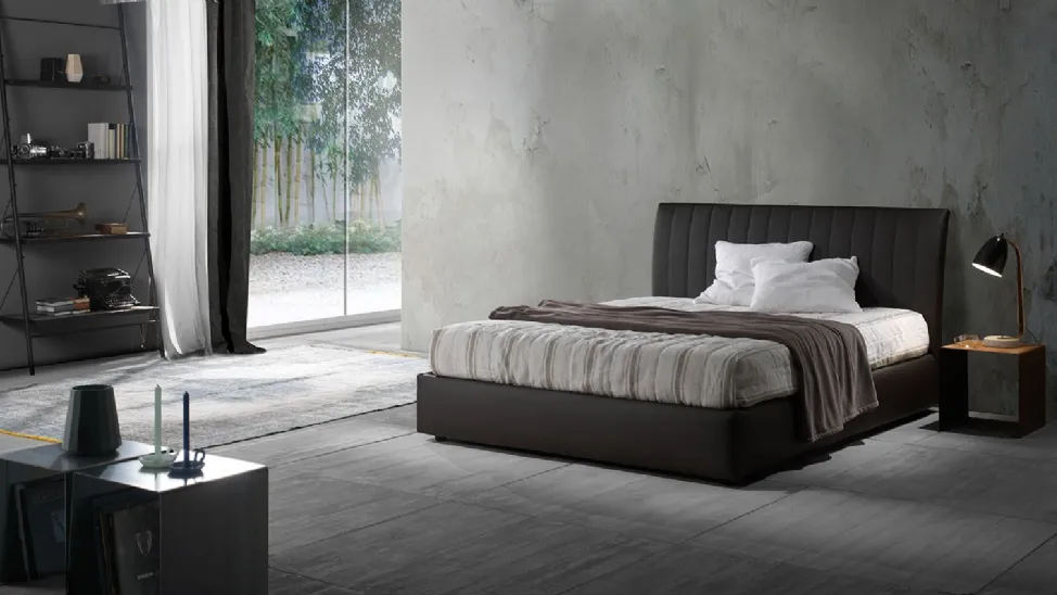 Letto in tessuto con contenitore Rulers di Excò