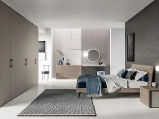 Letto matrimoniale con testiera Kent di Villanova