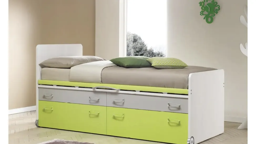 Letto salvaspazio SC308 di Moretti Compact