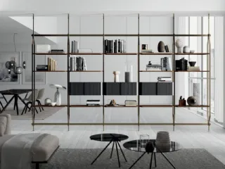 Libreria Charlotte a soffitto 3 di Bontempi