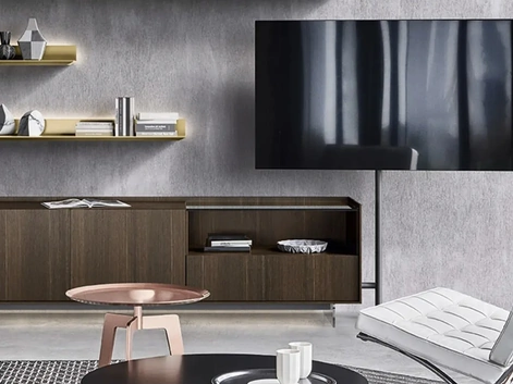 Mobile Porta Tv in Rovere Tv Video di Sangiacomo