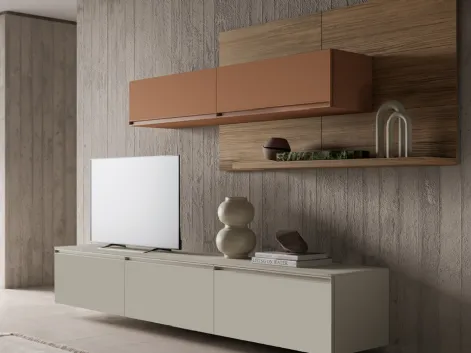 Parete Attrezzata moderna GS202 di SantaLucia