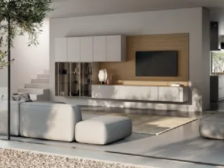 Parete Attrezzata Moda Living 01 di Scavolini
