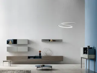 Parete Attrezzata moderna KV005 di SantaLucia