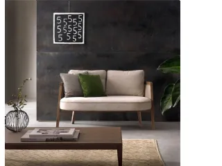 Divano lineare in tessuto imbottito Cocoon di Pacini e Cappellini