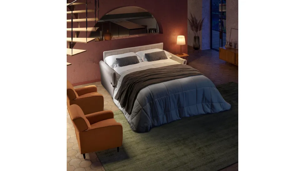 Divano letto matrimoniale Louvre de Il Benessere