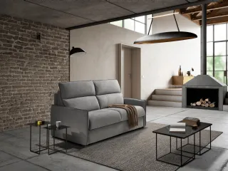 Divano Letto in tessuto imbottito Zaffiro de Il Benessere