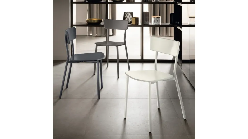 Sedia Metallic in polipropilene di Scavolini