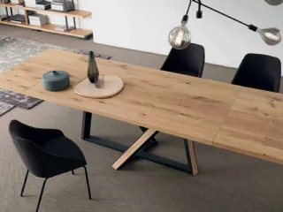 Tavolo di design allungabile in legno Wien di Alta Corte