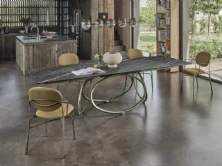 Tavolo Louis in SuperMarmo di Bontempi