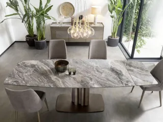 Tavolo Cannes in ceramica di Alta Corte