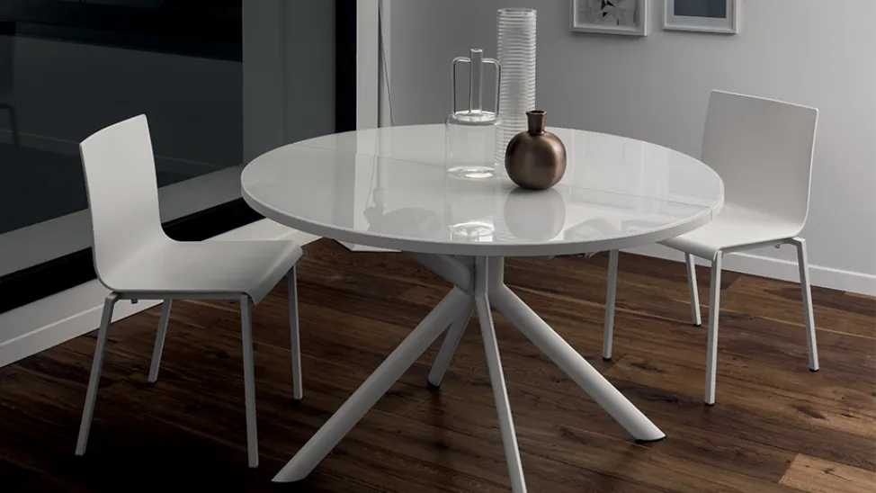 Tavolo rotondo allungabile Hover di Scavolini