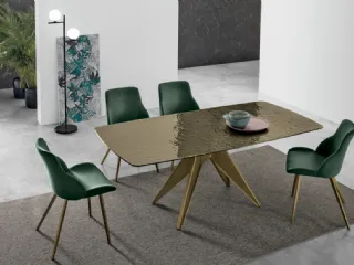 Tavolo Minosse in vetro di Target Point