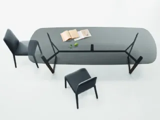 Tavolo Obi in Vetro di Sangiacomo