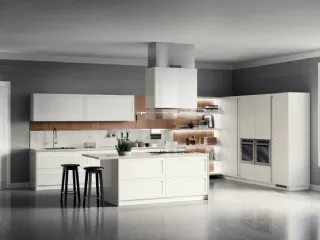 Cucina Moderna Carattere Bianco Prestige di Scavolini