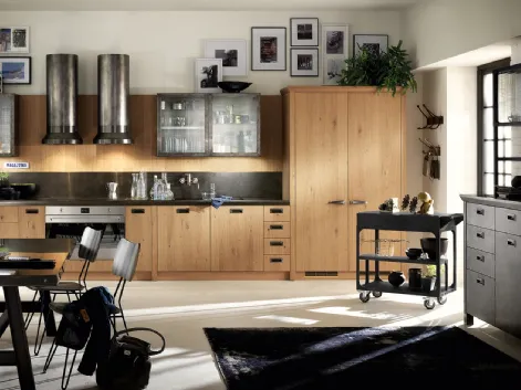 Cucina Moderna Diesel Social Kitchen in Ruxe Wood di Scavolini