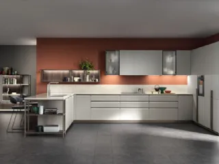 Cucina Moderna Formalia in PET Pioggia di Scavolini