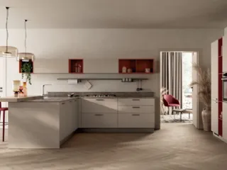Cucina Moderna con penisola Moda 07 di Scavolini