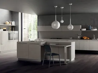 Cucina Moderna Mood in Rovere Fade e Vertigo di Scavolini