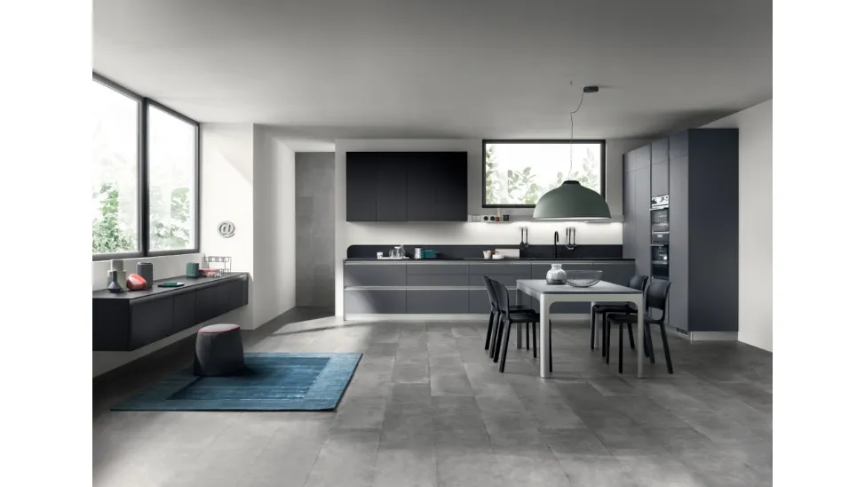 Cucina Moderna Dandy Plus Grigio Bromo di Scavolini