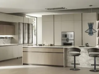 Cucina DeLinea in Oleomalta Lima e Rovere Dune di Scavolini